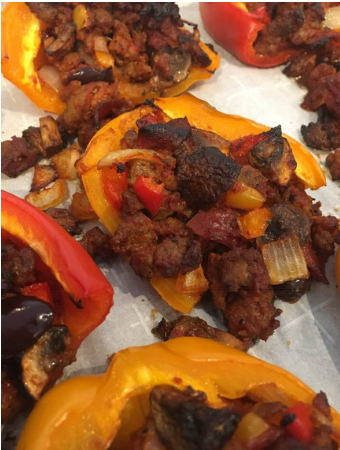 Paleo Pizza Peppers